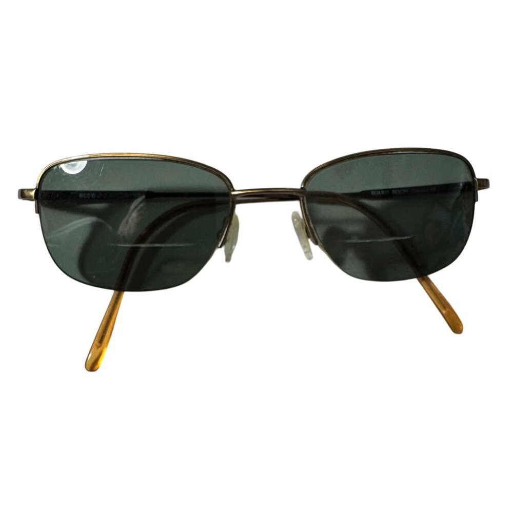 Board Room Classics BC515 YG 52-19 Rectangle Eyeglasses Green Lenses FRAMES ONLY - Picture 2 of 7